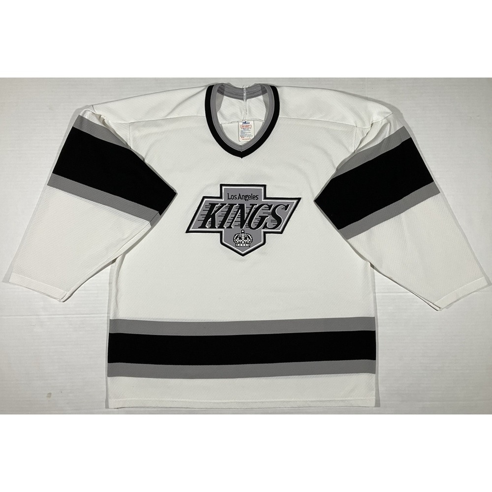 Vintage Los Angeles Kings Jersey Mens Size Large CCM Maska NHL Hockey Air Knit